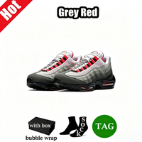 Gradient Gray Silver Red