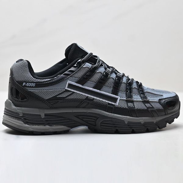 DE Stock Top P6000 Running Shoes For Men Women 6000 Designer Trainers Metallic Silver Light Bone Laser Fuchsia Triple Black Burgundy Outdoor Sneakers Size