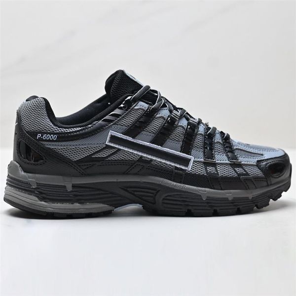 DE Stock Top P6000 Running Shoes For Men Women 6000 Designer Trainers Metallic Silver Light Bone Laser Fuchsia Triple Black Burgundy Ou212D