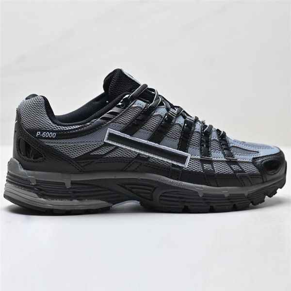 DE Stock Top P6000 Running Shoes For Men Women 6000 Designer Trainers Metallic Silver Light Bone Laser Fuchsia Triple Black Burgundy Ou268b